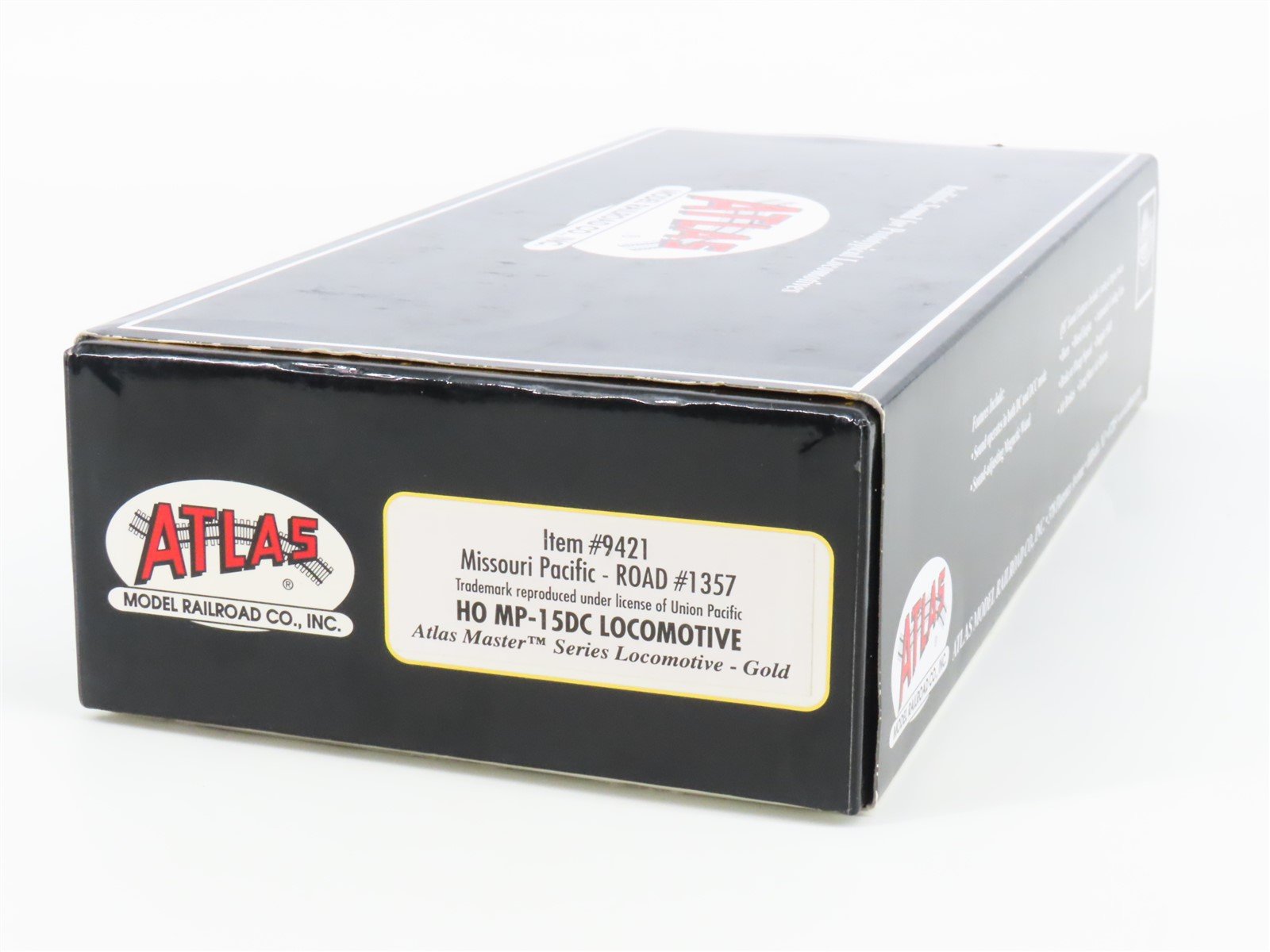 HO Scale Atlas 9421 MP Missouri Pacific MP15DC Diesel Loco #1357 w/ DCC & Sound