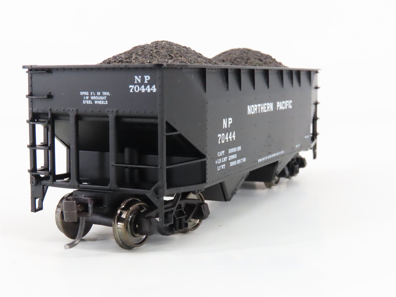HO Scale Atlas 1859 NP Northern Pacific Railroad 2-Bay Offset Side Hopper #70444