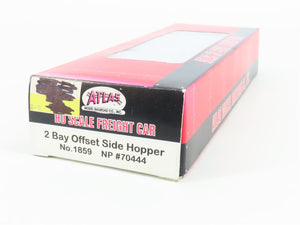 HO Scale Atlas 1859 NP Northern Pacific Railroad 2-Bay Offset Side Hopper #70444