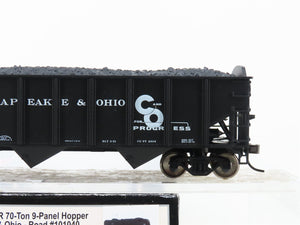 HO Scale Atlas Trainman #986 C&O Chesapeake & Ohio 3-Bay Open Hopper #101040