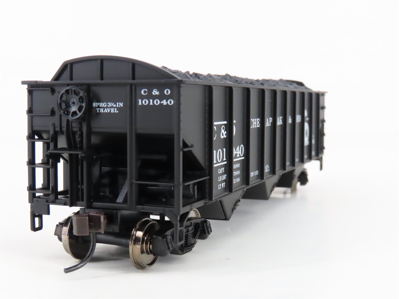 HO Scale Atlas Trainman #986 C&O Chesapeake & Ohio 3-Bay Open Hopper #101040