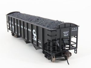HO Scale Atlas Trainman #986 C&O Chesapeake & Ohio 3-Bay Open Hopper #101040