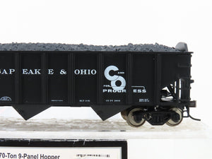 HO Scale Atlas Trainman #987 C&O Chesapeake & Ohio 3-Bay Open Hopper #101049