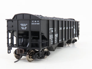 HO Scale Atlas Trainman #987 C&O Chesapeake & Ohio 3-Bay Open Hopper #101049