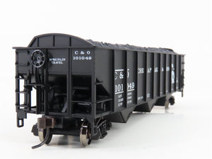 HO Scale Atlas Trainman #987 C&O Chesapeake & Ohio 3-Bay Open Hopper #101049