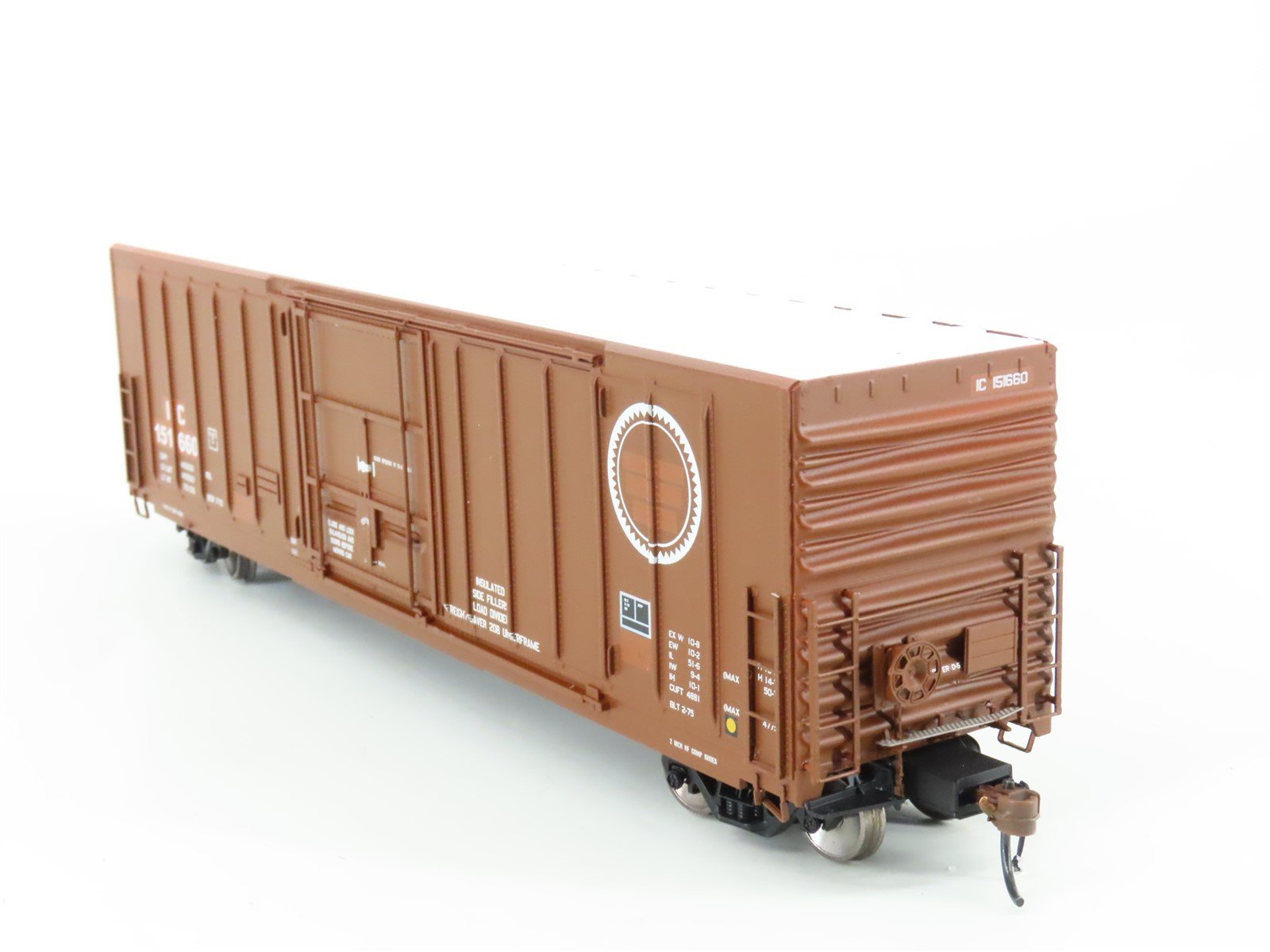 HO Athearn Genesis ATHG69095 IC Illinois Central 50' Plug Door Box Car #151660