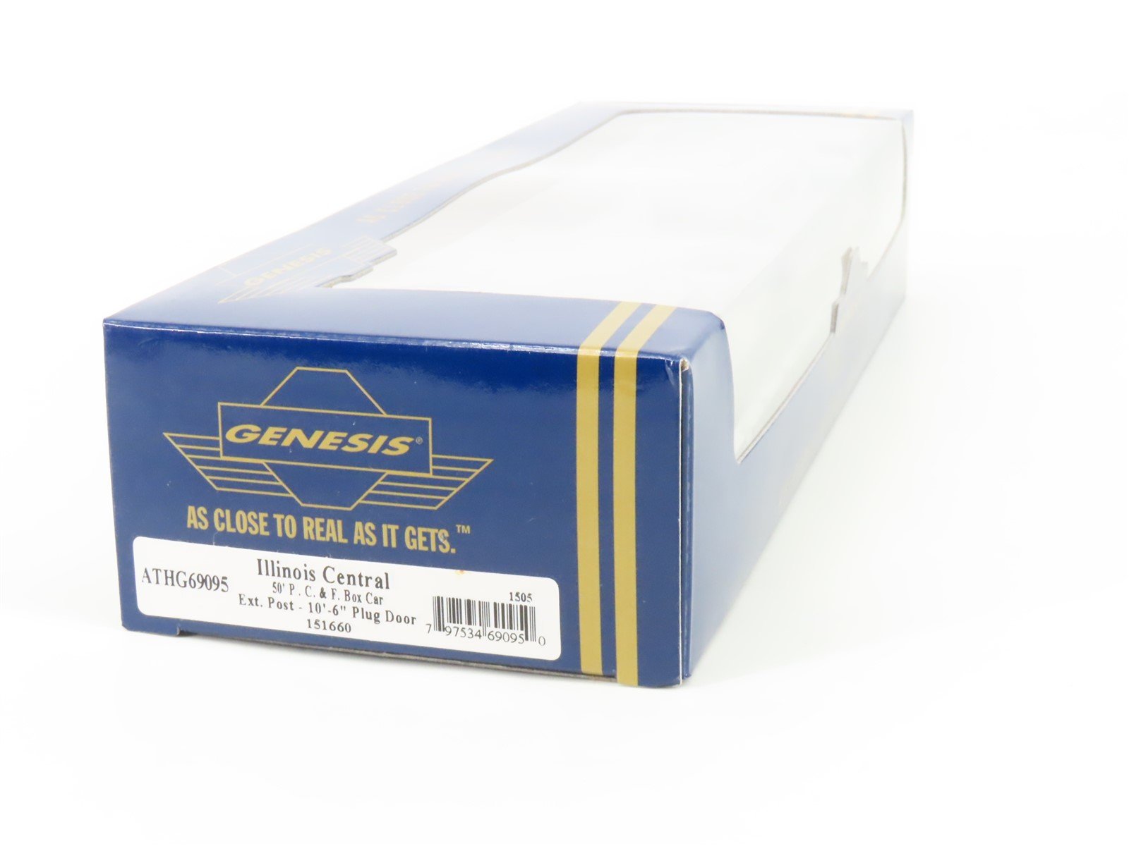 HO Athearn Genesis ATHG69095 IC Illinois Central 50' Plug Door Box Car #151660