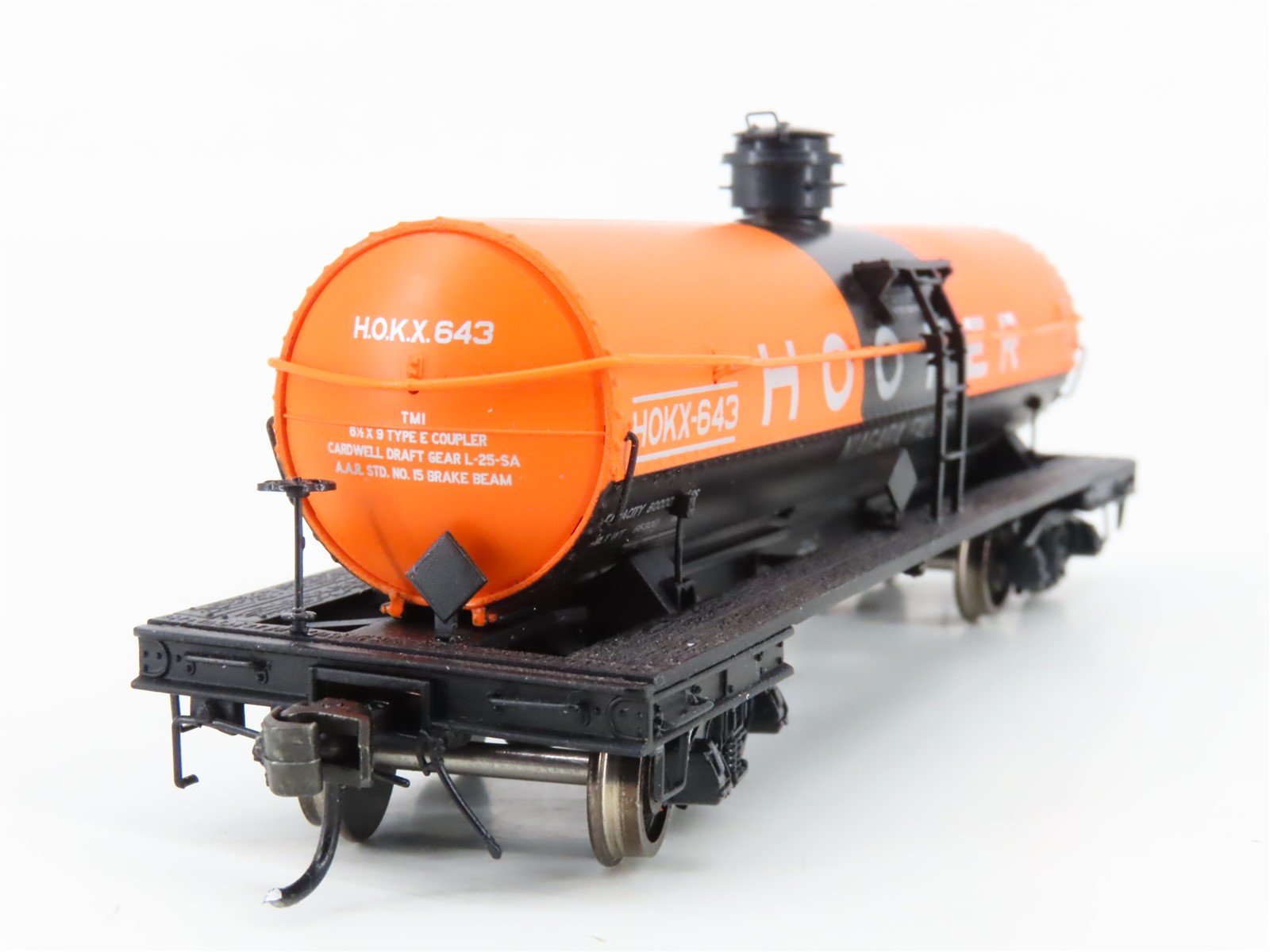 HO Scale Broadway Limited Imports 6122 HOKX Hooker Chemicals Tank Car #643