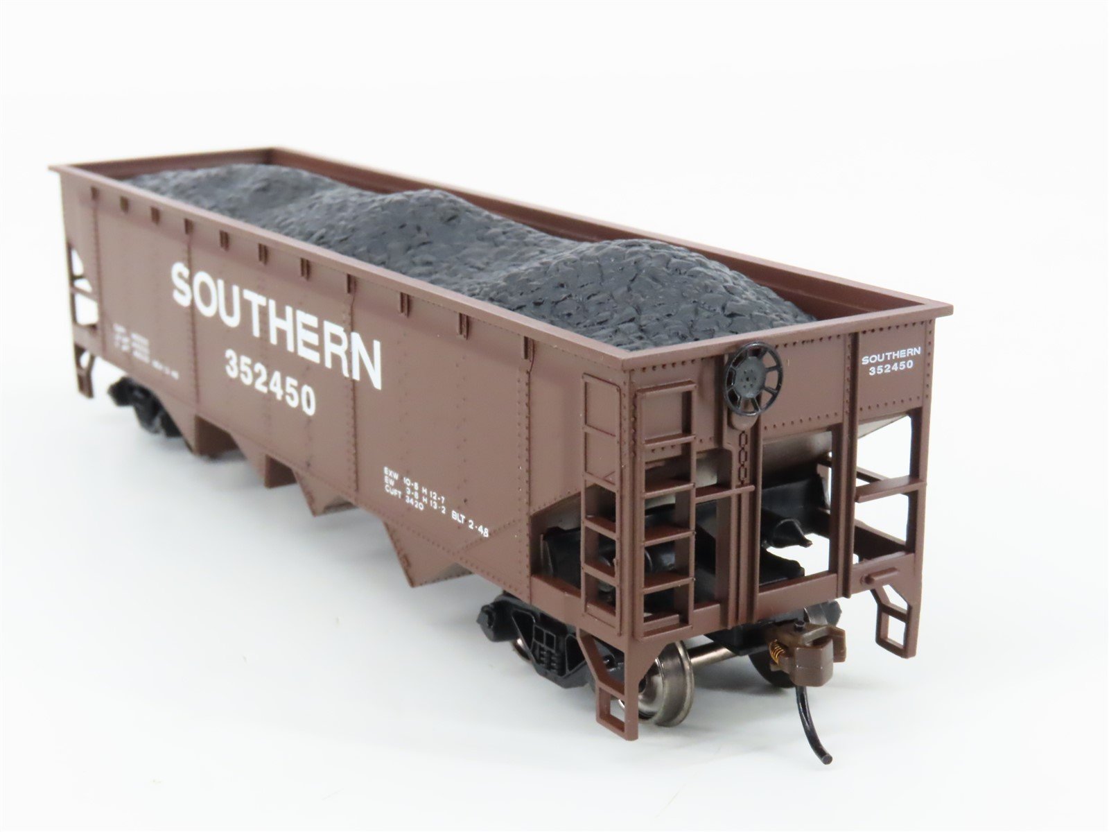 HO Bachmann Silver Series 17604 SOU Southern Railway 40' 4-Bay Hopper #352450