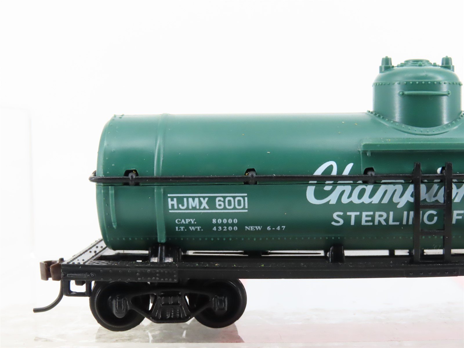 HO Scale Model Power 98110 HJMX Champion Oil Chemical Tank Car #6001