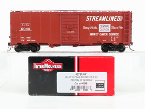 HO Scale InterMountain 45767-04* CG Central of Georgia 40' Box Car #6048