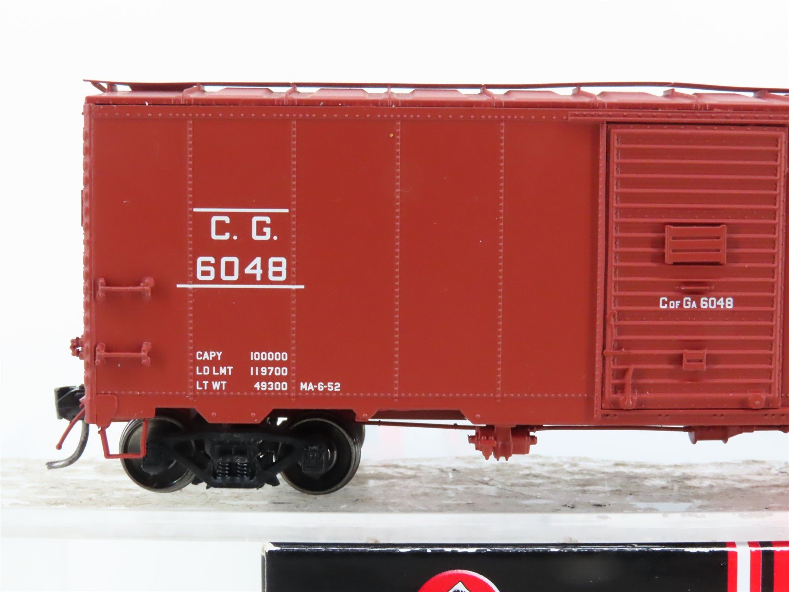 HO Scale InterMountain 45767-04* CG Central of Georgia 40' Box Car #6048