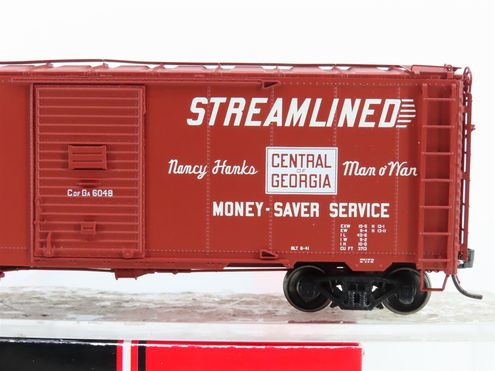 HO Scale InterMountain 45767-04* CG Central of Georgia 40' Box Car #6048