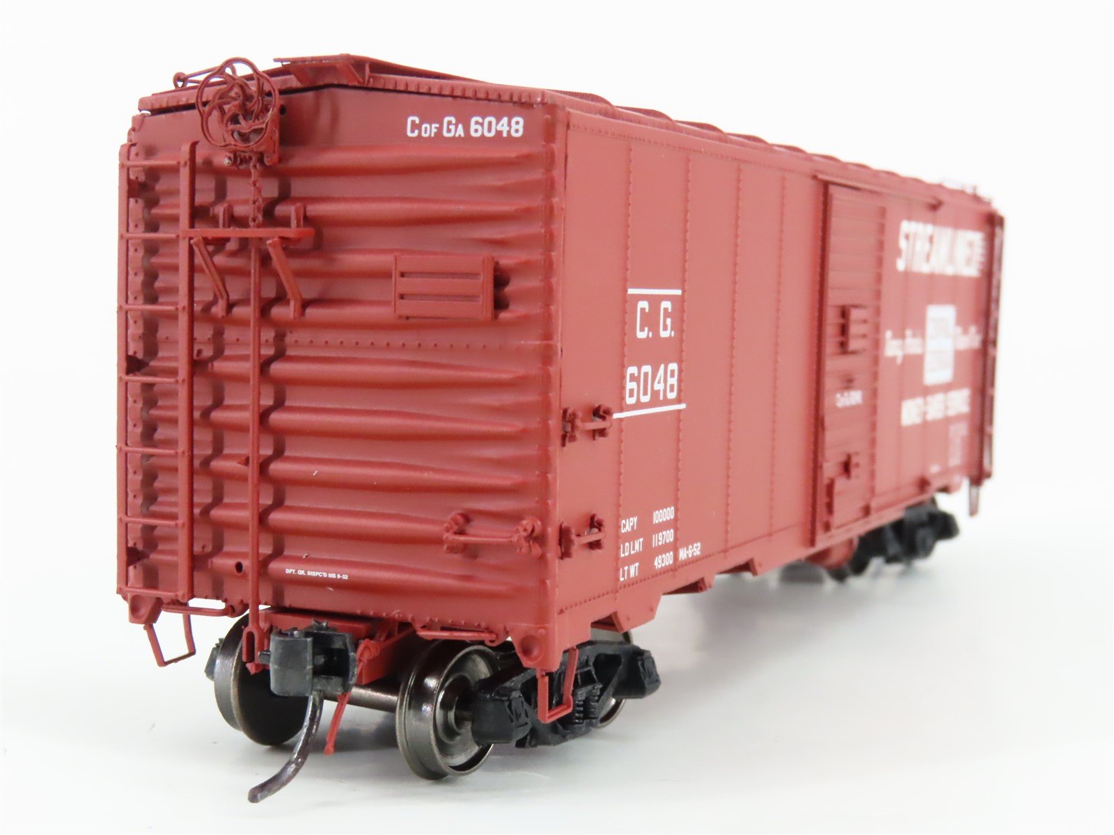 HO Scale InterMountain 45767-04* CG Central of Georgia 40' Box Car #6048