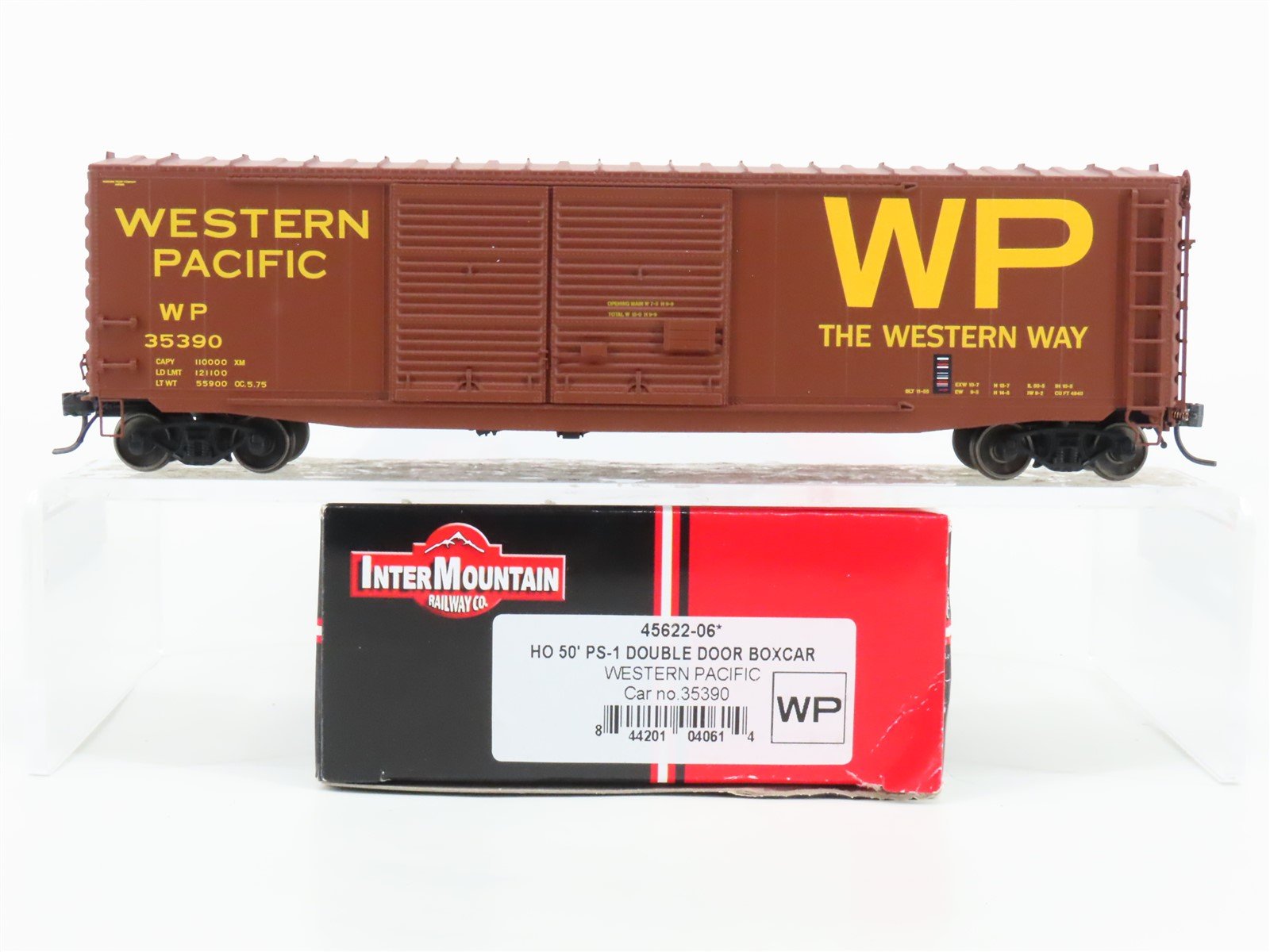 HO Scale InterMountain 45622-06* WP Western Pacific Railroad 50' Box Car #35390