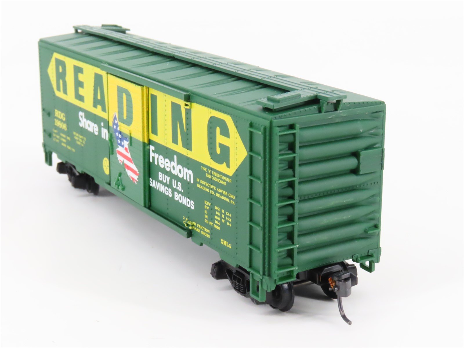 HO Scale Mantua 734-186 RDG Reading 41' Single Door Box Car #19806