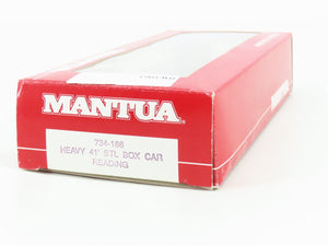 HO Scale Mantua 734-186 RDG Reading 41' Single Door Box Car #19806