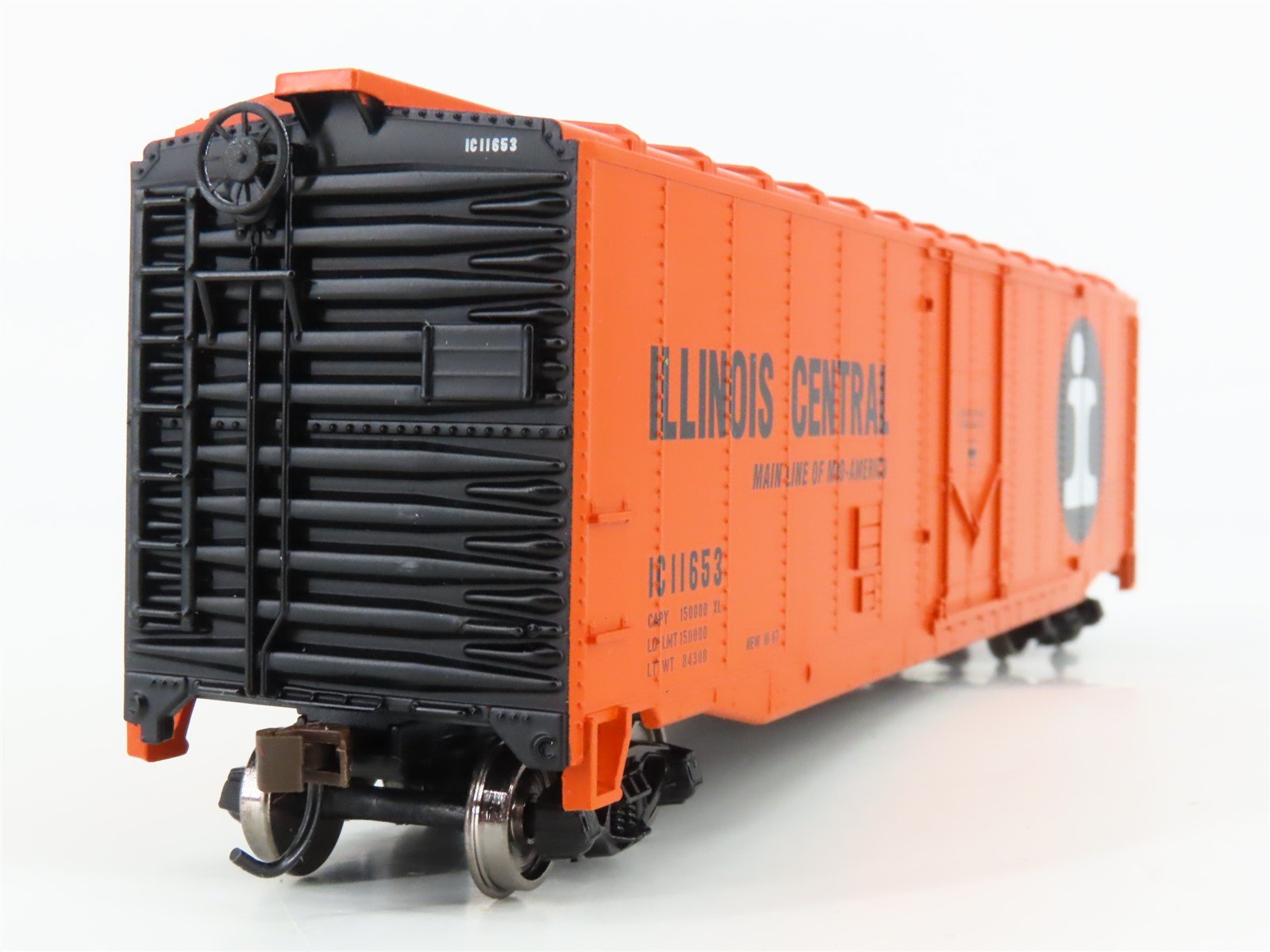 HO Scale Walthers Trainline 931-1678 IC Illinois Central Railroad Box Car #11653