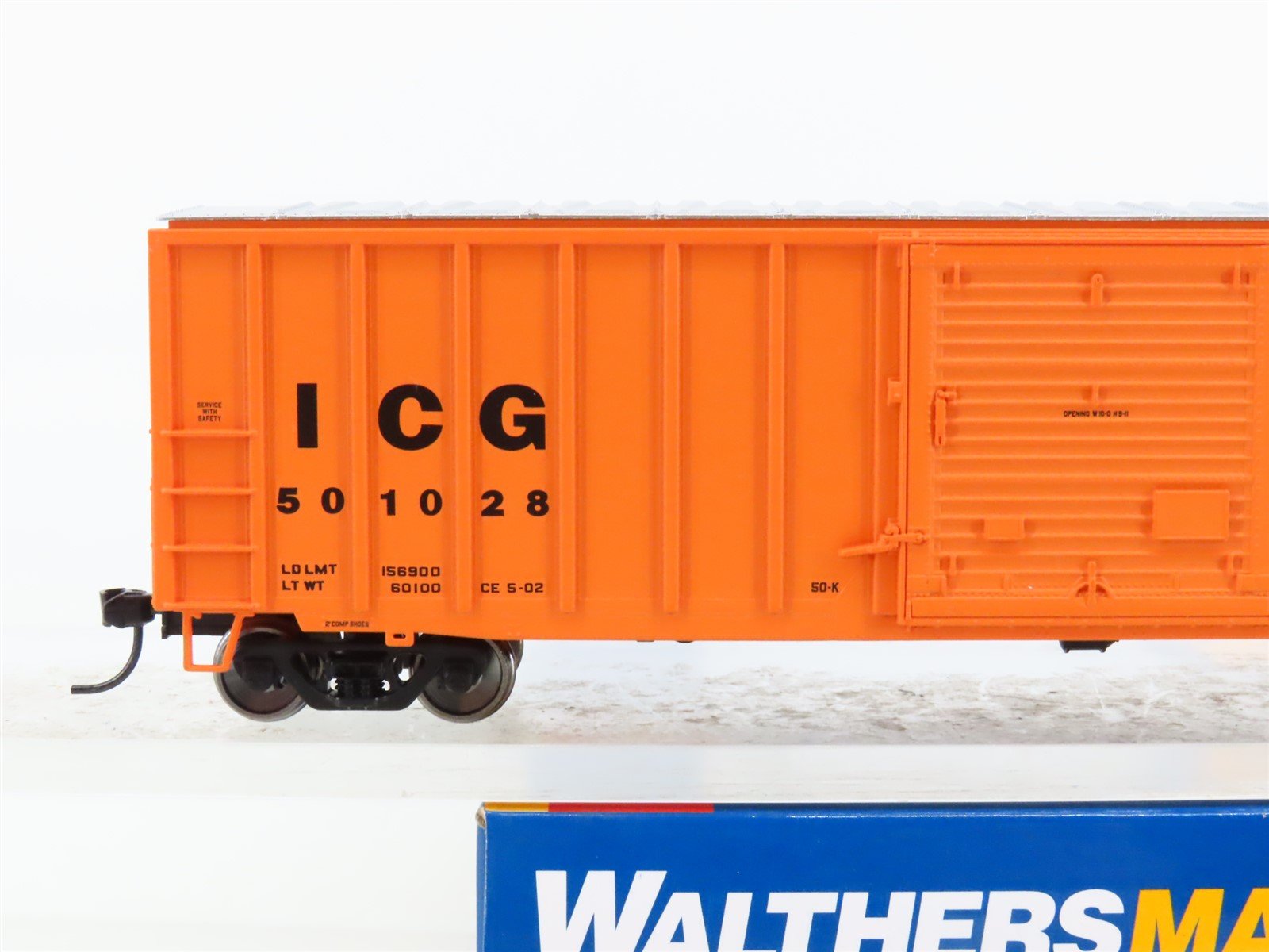 HO Walthers Mainline 910-2171 ICG Illinois Central Gulf 50' Box Car #501028