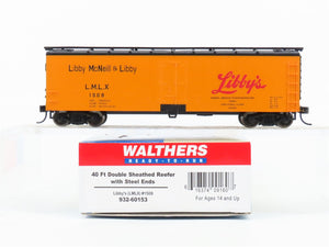 HO Scale Walthers 932-60153 LMLX Libby McNeill & Libby 40' Reefer #1509