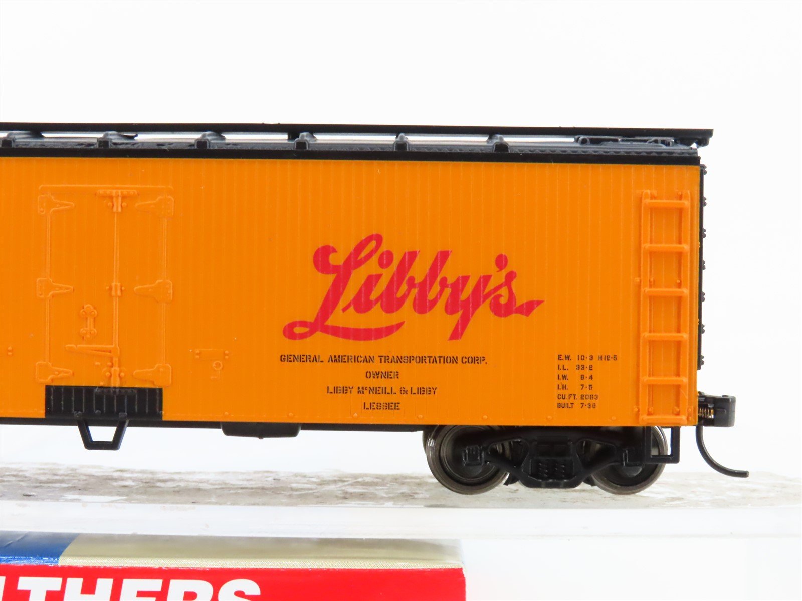 HO Scale Walthers 932-60153 LMLX Libby McNeill & Libby 40' Reefer #1509