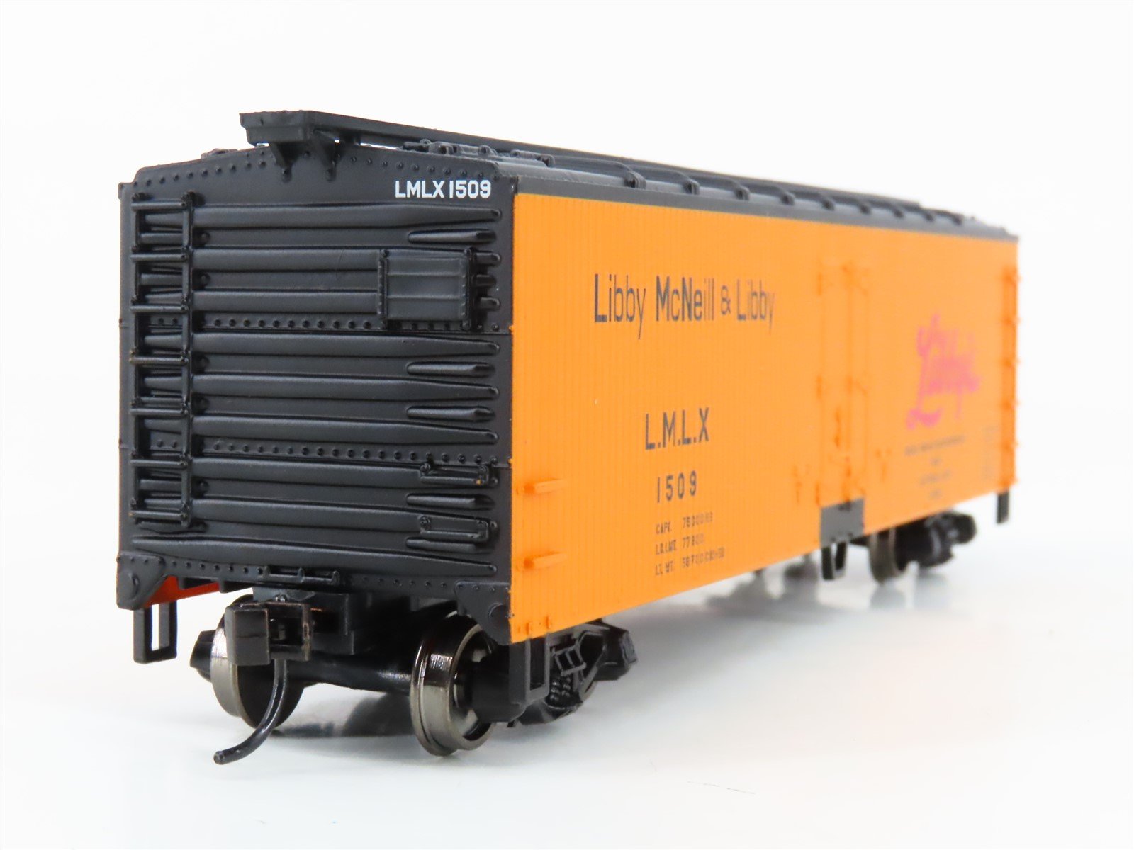 HO Scale Walthers 932-60153 LMLX Libby McNeill & Libby 40' Reefer #1509