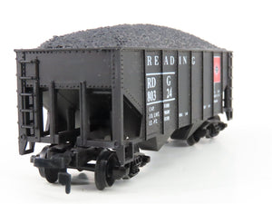 HO Scale IHC 2556 RDG Reading Lines 2-Bay Open Hopper #80324 w/ Load