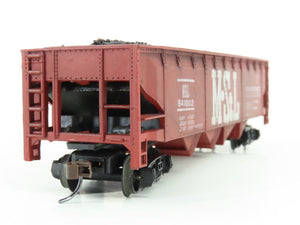 HO Scale AHM M&StL Minneapolis & St Louis 4-Bay Hopper #541002 -Custom Weathered