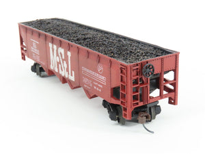 HO Scale AHM M&StL Minneapolis & St Louis 4-Bay Hopper #541002 -Custom Weathered