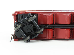 HO Scale AHM M&StL Minneapolis & St Louis 4-Bay Hopper #541002 -Custom Weathered