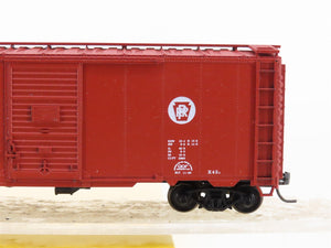 HO Scale Accurail 3204 PRR Pennsylvania 40' Steel Box Car #602038 - BUILT
