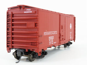 HO Scale Accurail 3204 PRR Pennsylvania 40' Steel Box Car #602038 - BUILT