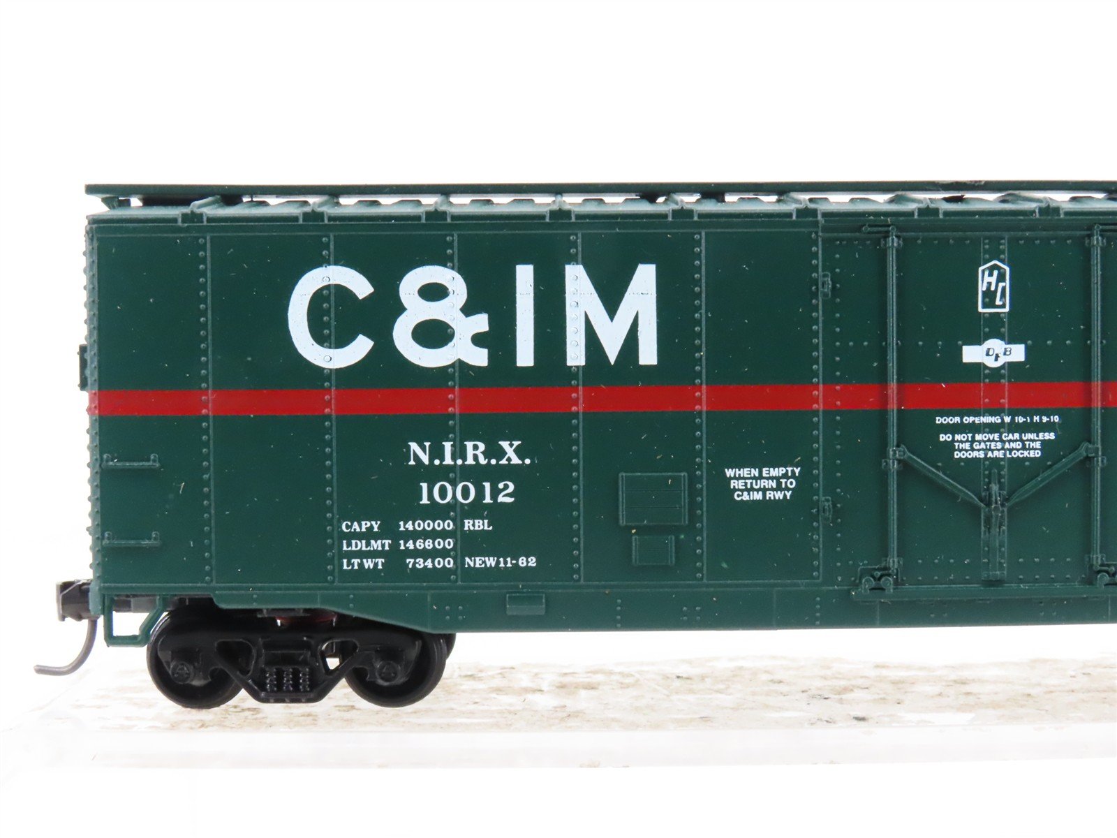 HO Scale Athearn C&IM/NIRX Chicago & Illinois Midland 50' Boxcar #10012