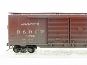 HO Scale Athearn DRGW Rio Grande 50' Boxcar #61720 Weathered