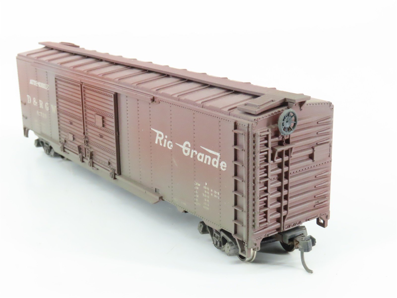 HO Scale Athearn DRGW Rio Grande 50' Boxcar #61720 Weathered