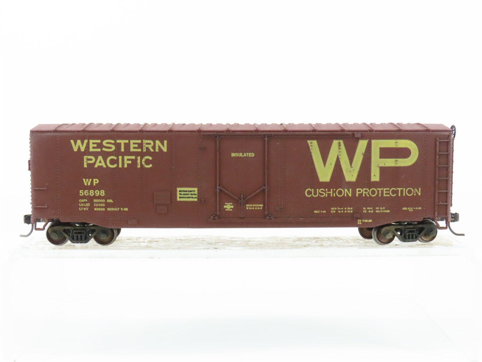 HO Scale Athearn WP Western Pacific 50' Boxcar #56898