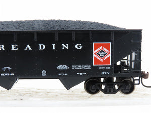 HO Scale RDG Reading 2-Bay Open Hopper #83329 w/Coal Load