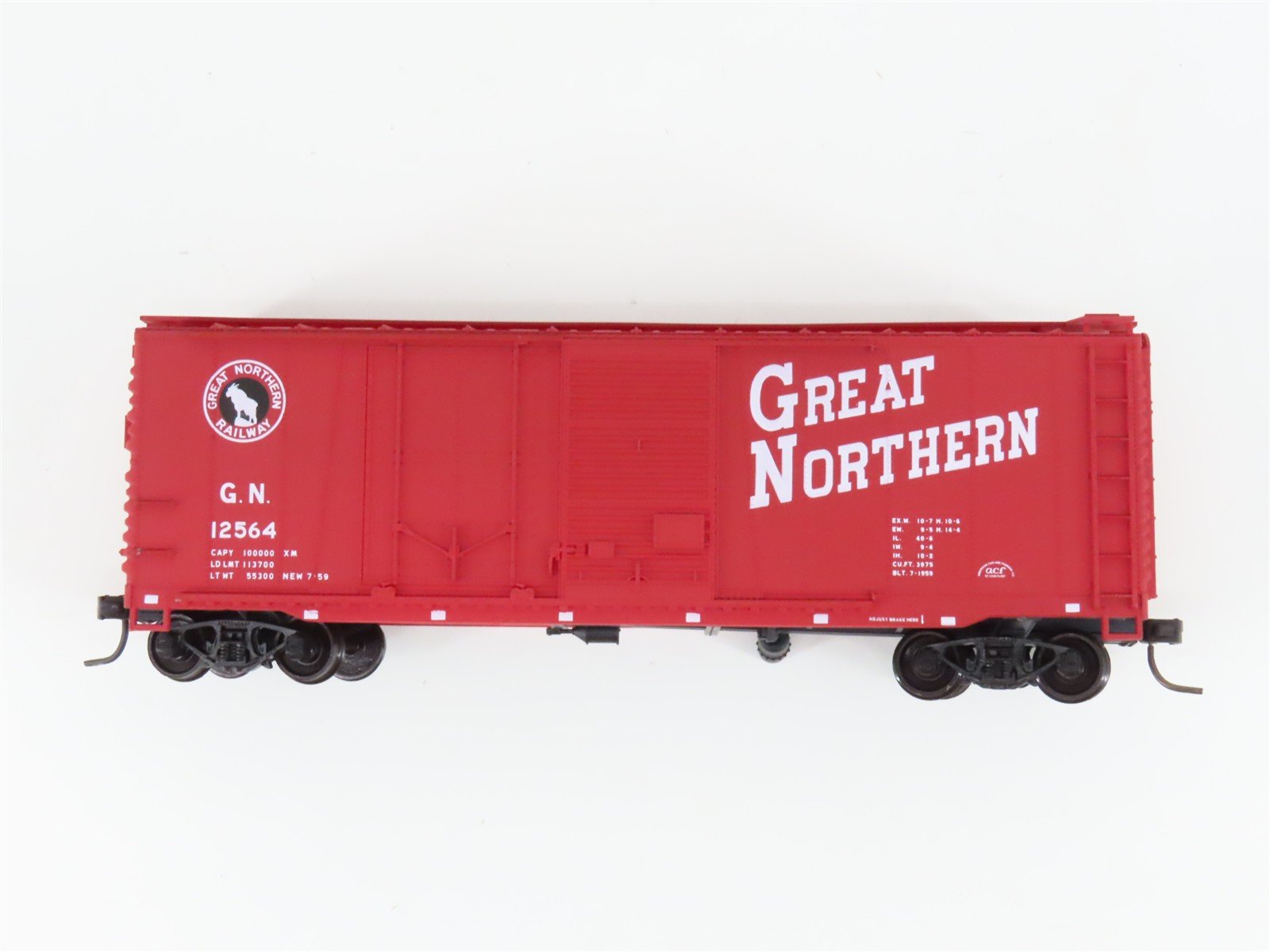HO Scale Accurail 3801 GN Great Northern 40' Combo Boxcar #12564