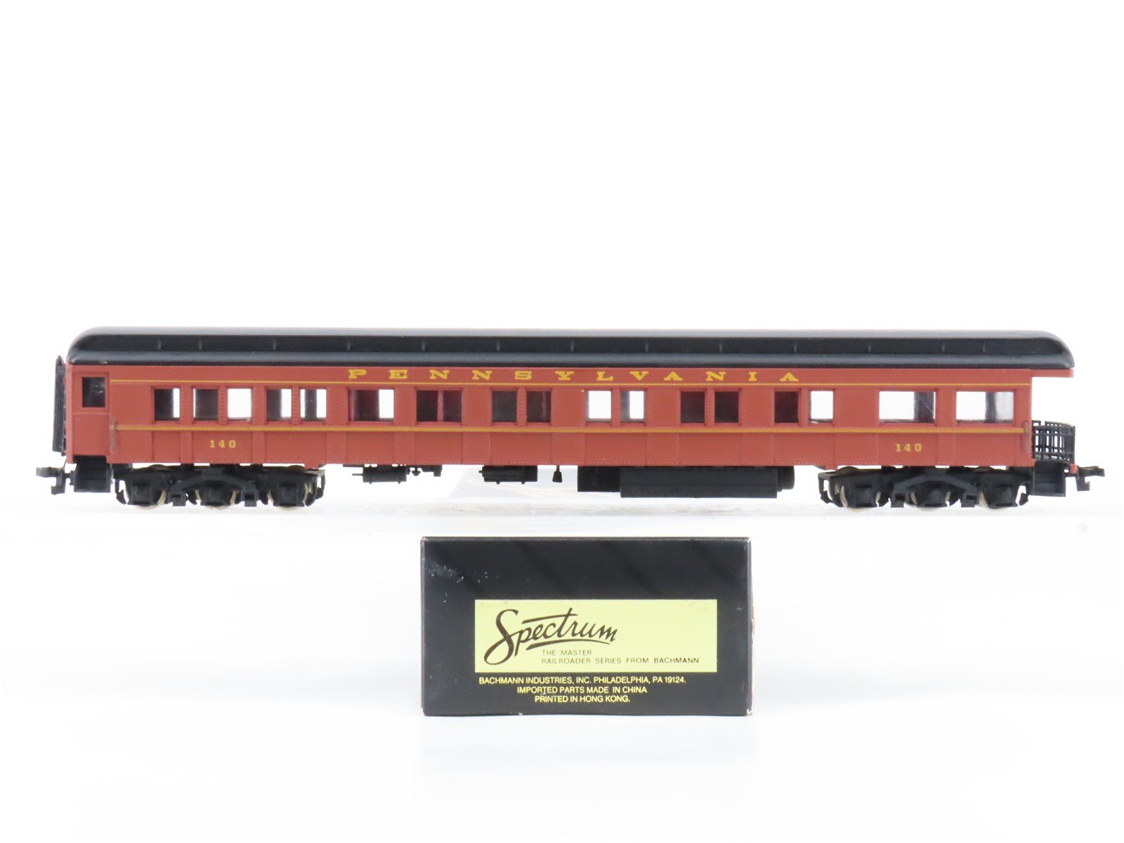 HO Scale Bachmann Spectrum 89016 PRR Pennsylvania Observation Passenger Car #140
