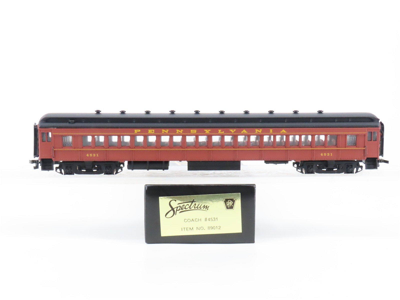 HO Scale Bachmann Spectrum 89012 PRR Pennsylvania Coach Passenger Car #4531