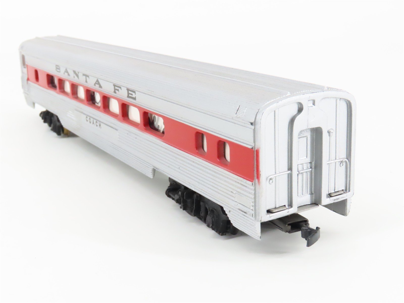 HO Scale Tyco 521D:500 ATSF Santa Fe Coach Passenger Car w/Lights
