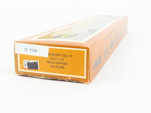 HO Scale Tyco 521D:500 ATSF Santa Fe Coach Passenger Car w/Lights