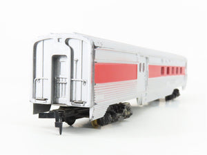 HO Scale Tyco 520D:500 ATSF Santa Fe Coach Passenger Car w/Lights
