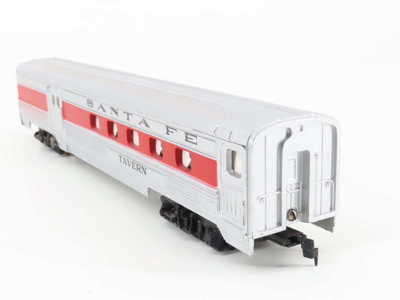 HO Scale Tyco 520D:500 ATSF Santa Fe Coach Passenger Car w/Lights