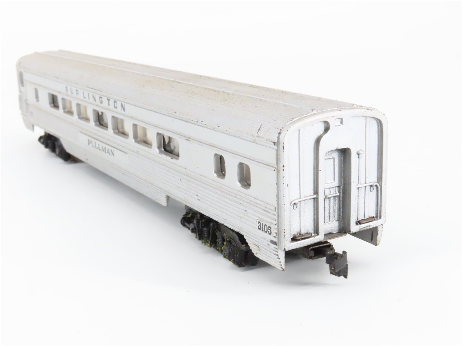 HO Scale Tyco CBQ Burlington Pullman Coach Passenger Car #3105