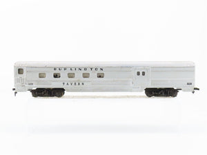 HO Scale Tyco CBW Burlington Tavern Passenger Car #3105 w/Light