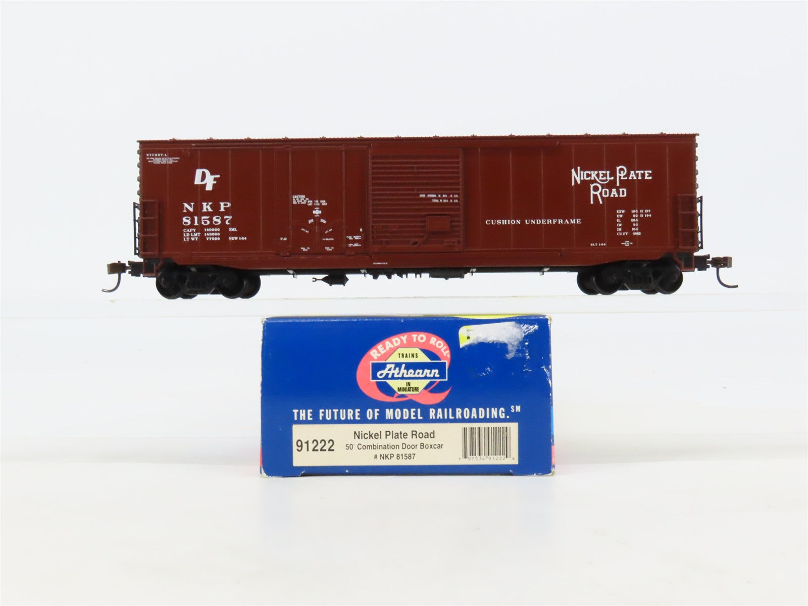 HO Scale Athearn 91222 NKP Nickel Plate Road 50' Box Car 81587