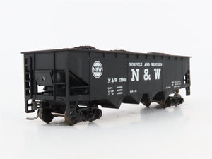 HO Scale Athearn 4444 N&W Norfolk & Western 34' 3-Bay Open Hopper #12988 wLoad