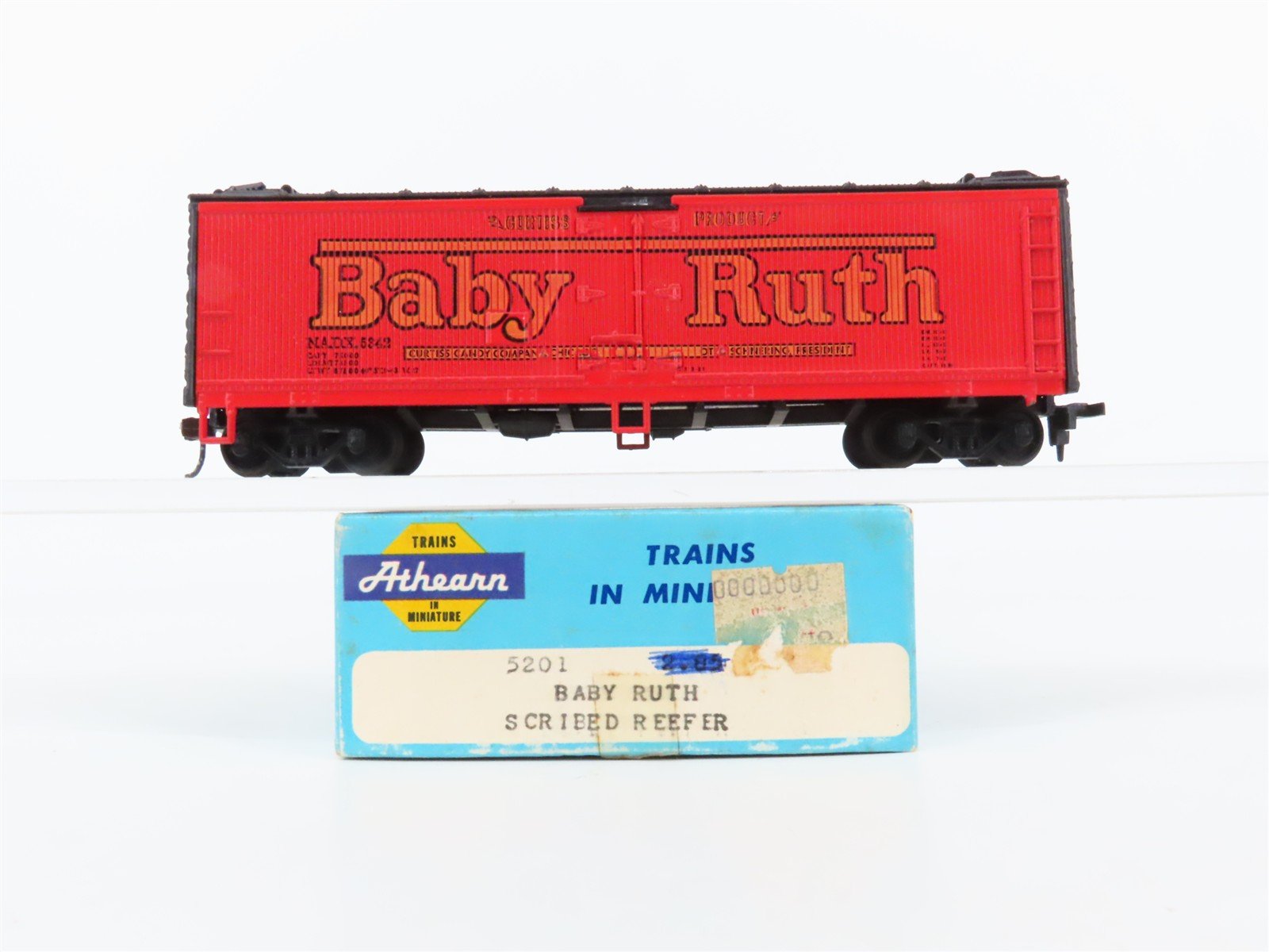 HO Scale Athearn 5201 NADX Baby Ruth Scribed Reefer #5342