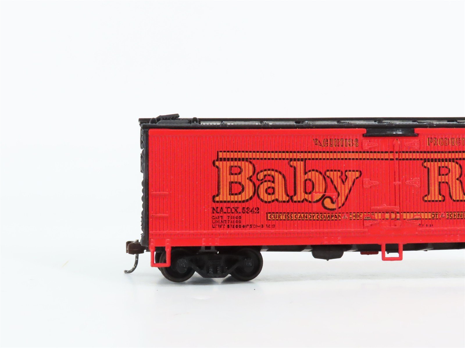 HO Scale Athearn 5201 NADX Baby Ruth Scribed Reefer #5342